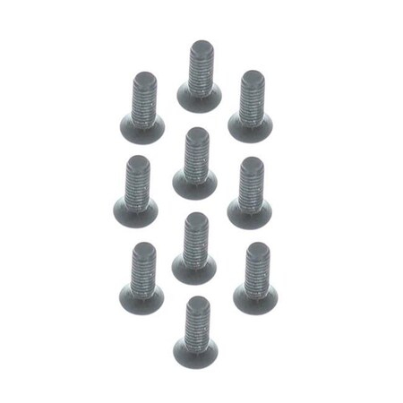 Redcat Racing Redcat Racing RER12507 2.5 x 8 mm Flat Head Machine Thread Hex Screw - 10 Piece RER12507